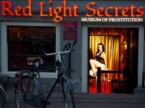 Amsterdam's red-light district opened its first 'prostitution museum' today, hoping to lure tourists who always wondered what life was like for those on the other side of the infamous glass windows but were too afraid to ask. AP Photo