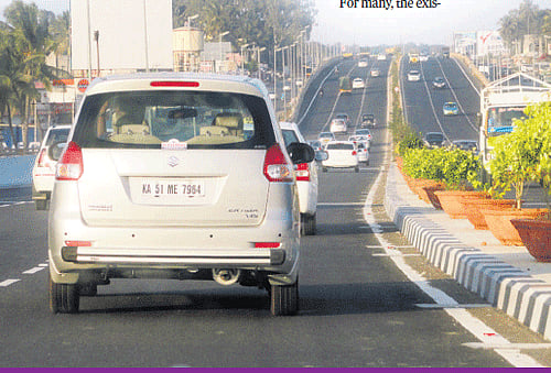 Hassle-free: The drive to the airport is now less time-consuming.