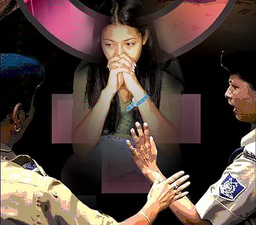 A 21-year-old woman from Karnataka was rescued from South Delhi's Mahipalpur area in a joint operation of Delhi and Karnataka Police after the man she had eloped allegedly made ransom calls to her father demanding Rs 10 lakh. DH Illustration. For Representation Purpose