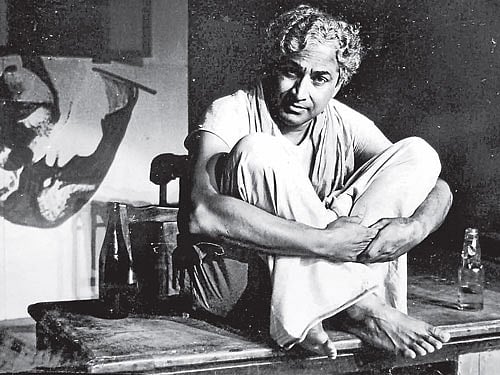 Crestfallen:  A still from Simha's popular play 'Typical TP'.  DH Photo