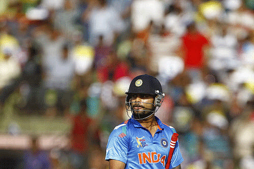 His team is on the verge of being knocked out of the Asia Cup after back-to-back losses but India's stand-in skipper Virat Kohli said he is not at all shocked by the prospect as his side is massively inexperienced even though it has shown "character". AP photo