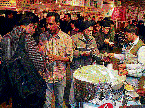 Dilli Haat is a favourite destination for tourists and locals alike for authentic Indian food and handicraft items. DH File Photo