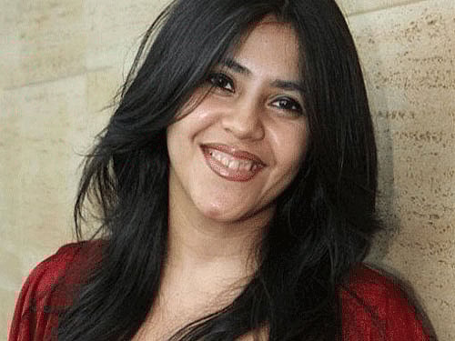 TV czarina and film producer Ekta Kapoor misses "masti" (fun) in her life. So, she decided to visit the set of entertaining show "Comedy Nights with Kapil" with her "Ragini MMS 2" lead actress Sunny Leone. PTI photo