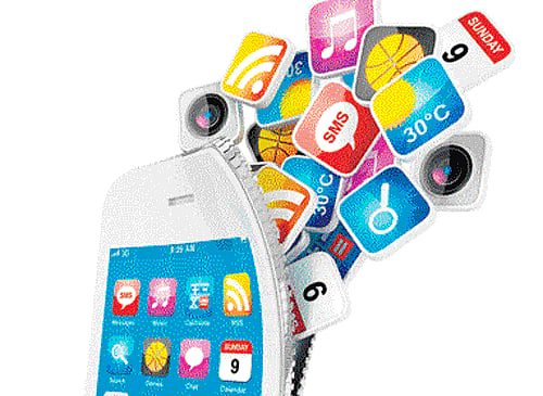 The next time you witness a traffic violation, you can shoot a picture and immediately forward the complaint to the Bangalore traffic police from your smartphone. Not just that, you can also get information on your phone about congested roads. DH Graphics. For Representation Purpose