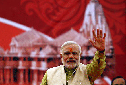 RSS today said it is worried about reported Varanasi seat row between BJP Prime Ministerial candidate Narendra Modi and senior leader Murali Manohar Joshi, but was confident that the party would solve it. Reuters file photo