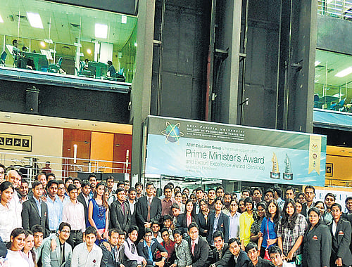 Students of ISBR during their study tour in Malaysia. DHNS