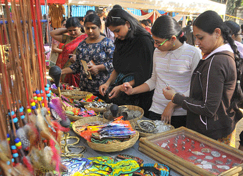 A view of the flea market.
