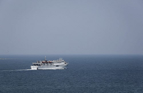 Pieces of what is suspected to be an aircraft were seen washed up on Andhra coast Wednesday, a Telugu television channel reported. Reuters photo