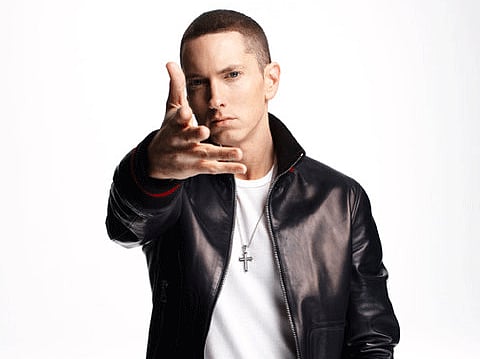 Rapper Eminem has surpassed country singer George Strait to become the second best-selling male artist of all time in the US, reports contactmusic.com. Courtesy: Eminem FB page