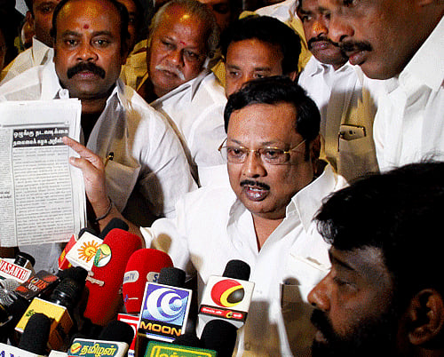 Alagiri, 63, was the former south zone organising secretary of the DMK. He was expelled from the party on Tuesday for ''continuously criticising party leaders and also defaming the party''.