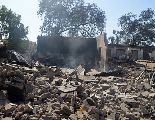 Survivors say suspected Islamic militants opened fire in a mosque in northeastern Nigeria and gunned down at least 20 worshippers, AP file photo