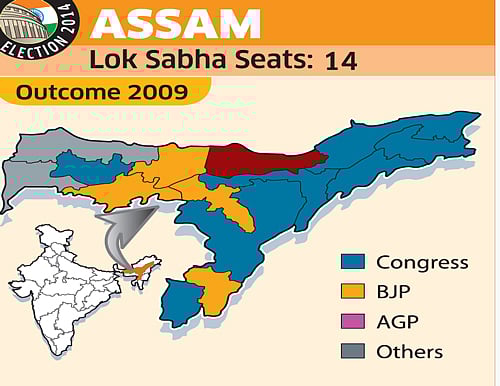 New wave in North East; hard for BJP to break Cong fort, DH graphics