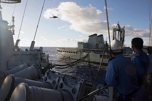 An Australian vessel searching for the Boeing flight MH370 has detected signals consistent with those from aircraft black boxes, Air Chief Marshal (retd.) Angus Houston, the head of the Joint Agency Coordination Centre (JACC) which is leading the search, said today. Reuters photo