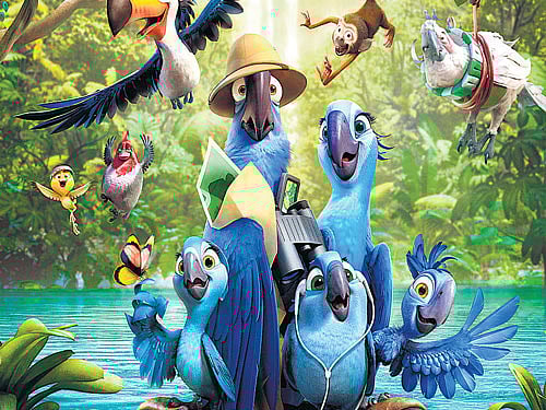 A scene from the film