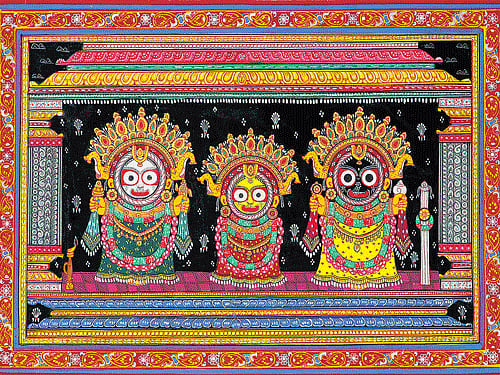 Pattachitra is one of the oldest art forms of Odisha. DH photo