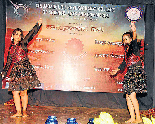 The fest gave students a chance to showcase their skills as well as have some fun. DH photo
