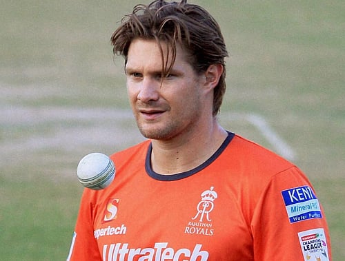 Rajasthan Royals skipper Shane Watson won the toss and elected to bowl against Sunrisers Hyderabad in their Indian Premier League match at the Sheikh Zayed Stadium here today. / PTI file image of Shane Watson