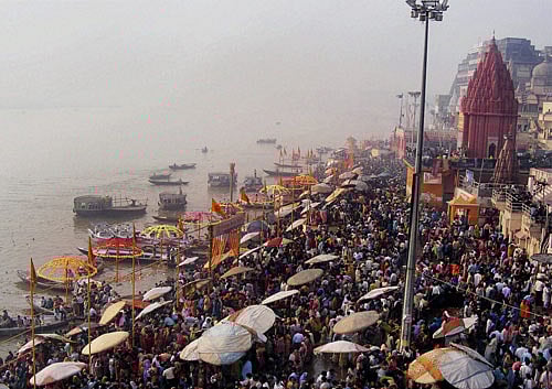 This teeming city, considered holy by Hindus, but home to a large proportion of Muslims, is slowly warming up to the political Star War as partymen and supporters of the three main contenders - Narendra Modi, Arvind Kejriwal and Ajai Rai - have begun canvassing for votes for the May 12 Lok Sabha election. Their excitement in the city is evident on the streets and in kasbahs. PTI File Photo