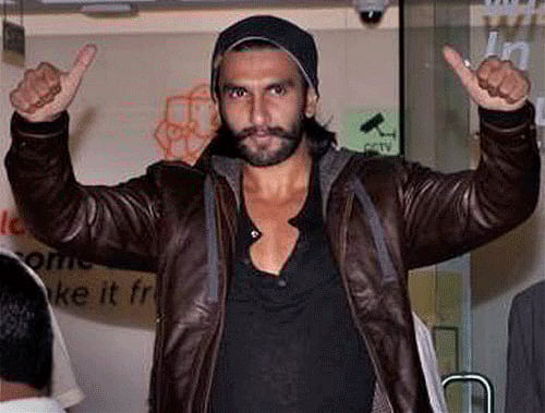 Actor Ranveer Singh is all set to present his vocal skills for the first time in an upcoming TV commercial.. PTI image