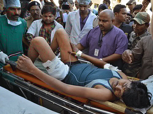 Three women CRPF personnel were killed while 18 others were injured when a bus was hit by a speeding truck early today in West Delhi's Dwarka area. Reuters file photo for representation only