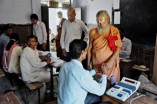 In a bid to encourage record voter turnout in Vadodara district of Gujarat, local authorities have decided to reward booth level officers (BLOs), who ensure more than 90 per cent voting in their booths spread across 10 assembly segments here. PTI file photo