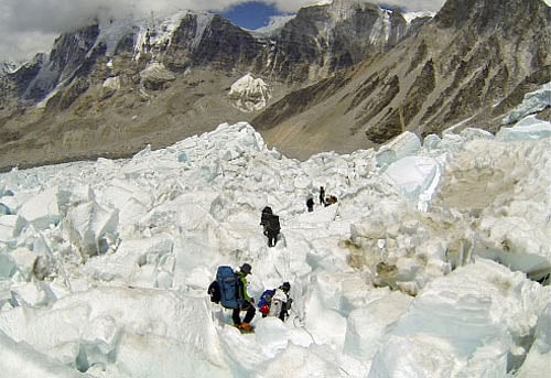 Sherpas, the people who make it possible to scale Everest