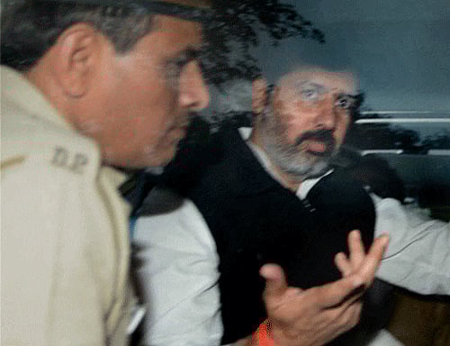 Charge-sheeted along with his wife for murdering their maid in Delhi, mafia don-turned-politician Dhananjay Singh's entry into the poll contest has upset electoral equations in Jaunpur, Uttar Pradesh. PTI File PHoto