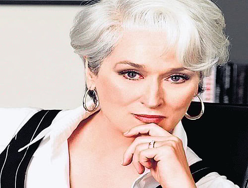 The society is gradually changing its attitude towards grey hair in women.