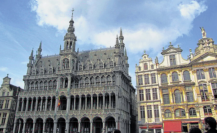 Brussels is of course home to Herge, the brilliant creator of Tintin, who has influenced the whole pop art movement. Photo by Kalpana Sunder