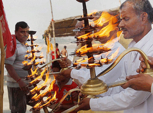 Here's another traditional male bastion set to crumble. With a Supreme Court prod, the renowned 900-year old Vitthoba Temple in the pilgrim town of Pandharpur will script religious history when it appoints its first women priests as also priests from the backward classes as part of an inclusive mission. PTI File Photo