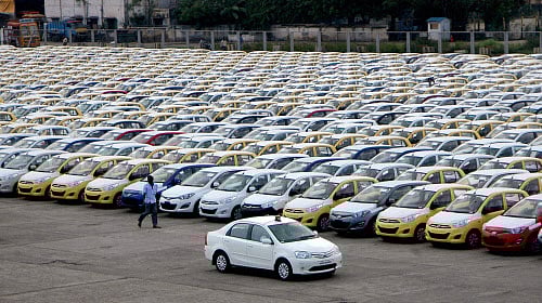 This is the biggest decline since May 2013, when car sales dropped by 11.7 per cent. PTI photo