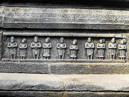 A frieze at the temple DH Photo