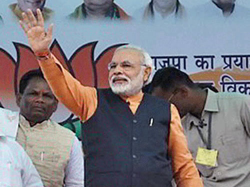 Modi's assurance came in the wake of the AIADMK chief saying in her letter that she looked forward to a meaningful era of Centre-state cooperation with the BJP leader at the helm of affairs. PTI file photo