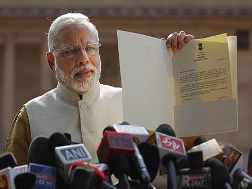 Prime minister-designate Narendra Modi's diplomatic engagements with leaders of the SAARC (South Asian Association for Regional Cooperation) nations, who will be attending the swearing-in ceremony, will begin just a day after he assumes office. PTI photo