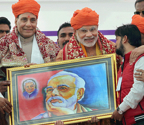 Very glad to hear Pak PM has accepted invite, shows that he can prevail over forces inimical to good relations with India, Chief Minister Omar Abdullah wrote on Twitter. AP photo