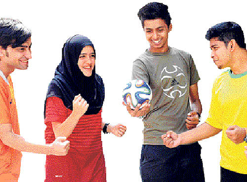 he FIFA World Cup, which is one of the most-awaited sports events, is all set to take place next month in Brazil. Football fans will be seen grooving to samba and cheering for their favourite country. DH photo