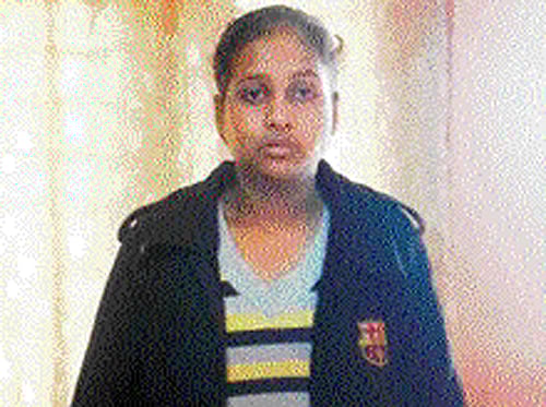 Harshitha began frequenting the police station after an ATM card of one of her friends was misused.  DH photo