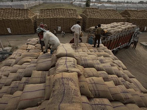 Delhi government will track the trucks carrying foodgrains with the help of Global Positioning System (GPS) and Radio-frequency identification (RFID) devices to curb the menace of diversion of rations meant for lakhs of families which are below the poverty line. PTI photo