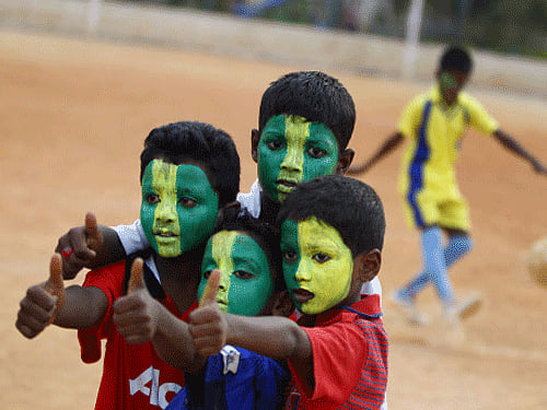 Nearly 40 per cent of Facebook's 1.28 billion users are football fans. AP photo