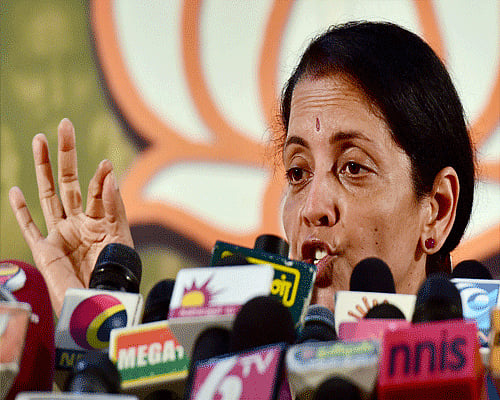 Discussed issues facing automobile industry with representatives of Society of Indian Automobile Manufacturers (SIAM), Sitharaman tweeted after the meeting. AP file photo