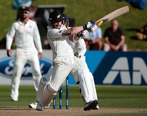 New Zealand skipper Brendon McCullum believes one bad session cost his side the second Test against West Indies, and says they need to stick to their game plan if they are to win the third Test and the series. AP file photo