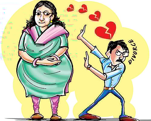One of the grounds for seeking divorce was that the wife had concealed from her husband that she had undergone breast surgery before marriage, as a result of which she gained weight later. DH illustration