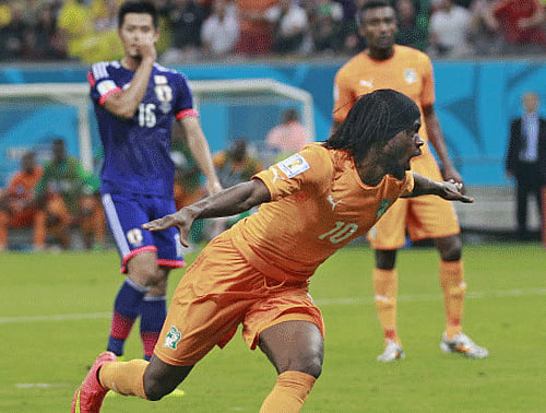 He was brought up in the tough neighbourhood of Abobo in Abidjan where his father tried his hand at football, and Gervinho is delighted that because of his success in Europe things have changed radically for his family. AP photo
