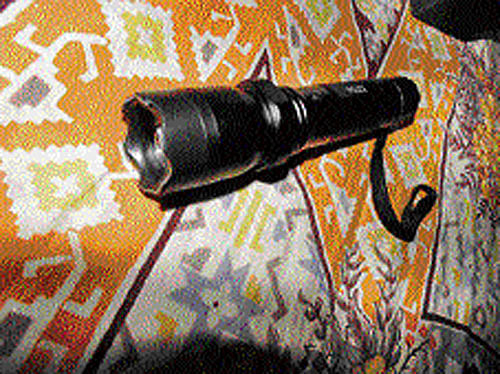 For the protection of women, police have begun selling a highly subsidised device. The device looks like a torch and can be used as one but it doubles up as an electroshock weapon (tasers) with a power of 1,000 KV.