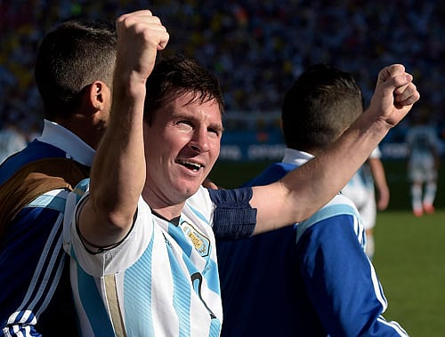 A documentary portraying Lionel Messi's tough route to the top was given a first screening in Rio on Wednesday. AP file photo