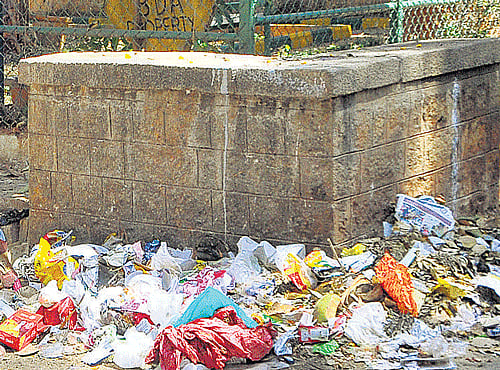 A study conducted by the Indian Institute of Science (IISc) has revealed that 10 to 15 per cent of the total three lakh tonnes of waste generated daily goes to illegal dumping sites on the outskirts of the City. DH file photo