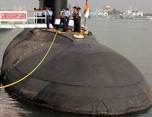 It is the 15th reported mishap involving naval personnel and assets after the sinking of the Russian-origin submarine INS Sindhurakshak in August last year in which all the 18 personnel on board were killed. Reuters file photo
