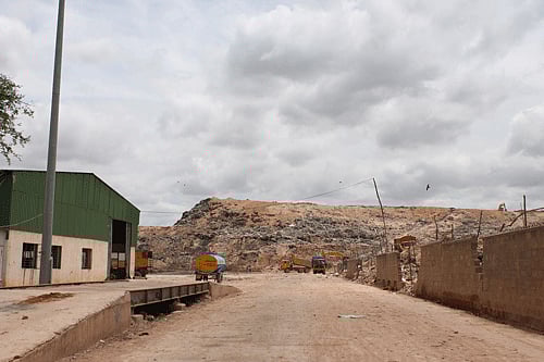Mandur is Ground Zero of Bangalore's garbage. It is where more than half of Bangalore's trash finds its resting place. DH photo