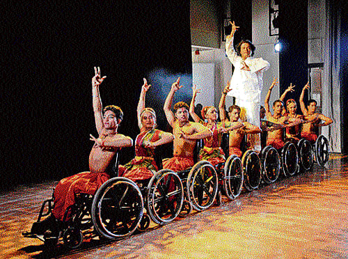 Syed Sallauddin Pasha, founder and artistic director, Ability Unlimited Foundation, has committed his time and talent to teaching and training 500 differently-abled people in various dance forms.  DH photo