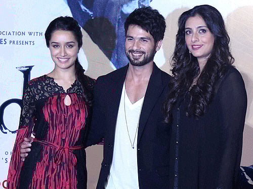 Bollywood actresses Tabu and Shraddha Kapoor will be singing a traditional Kashmiri song in their upcoming film 'Haider'. PTI file photo